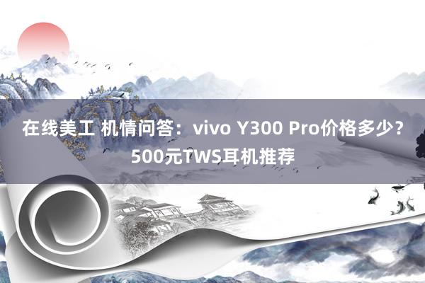 在线美工 机情问答：vivo Y300 Pro价格多少？500元TWS耳机推荐